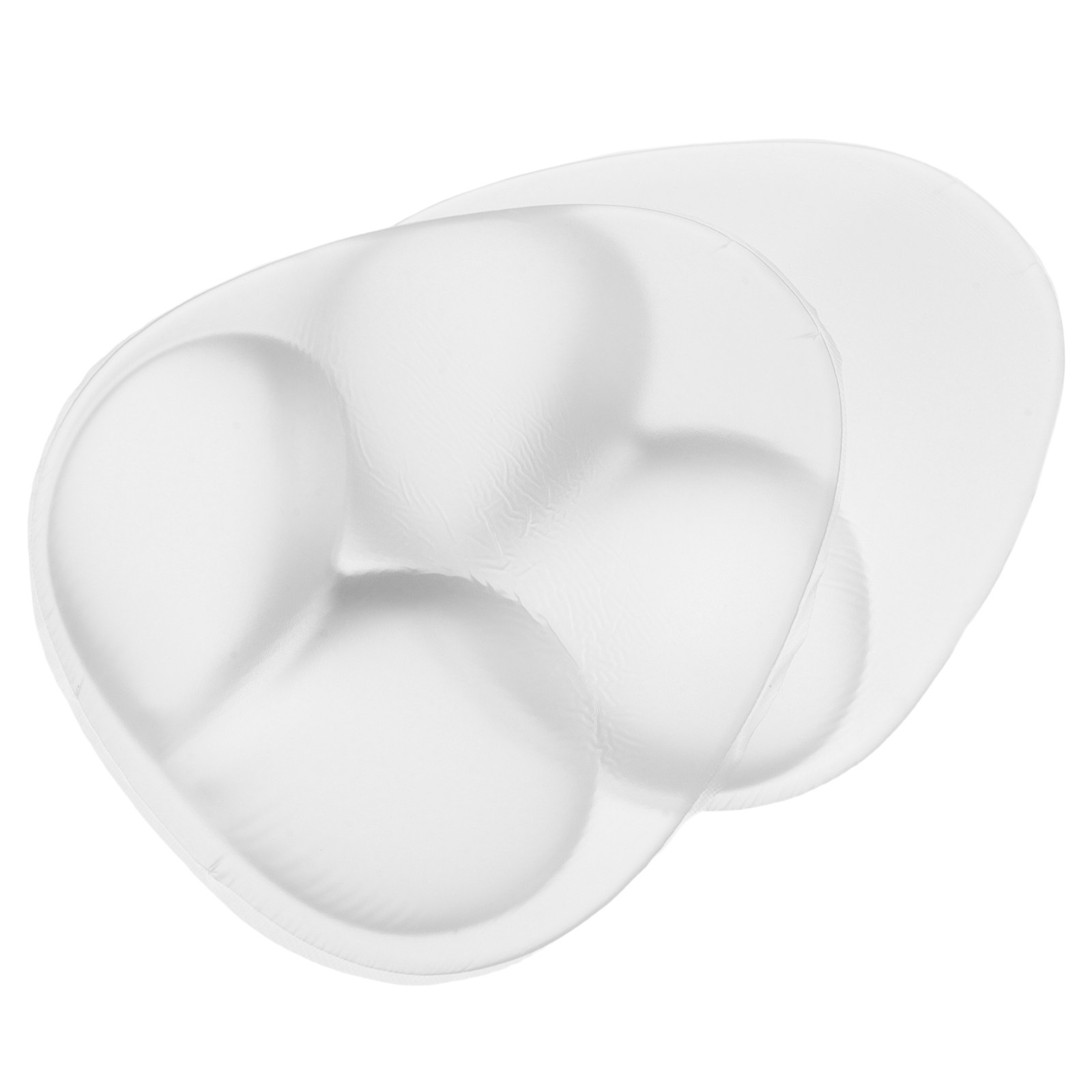 Push Up Bra Silicone - 1쌍의 투명 실리콘 브라 패드, 두꺼운