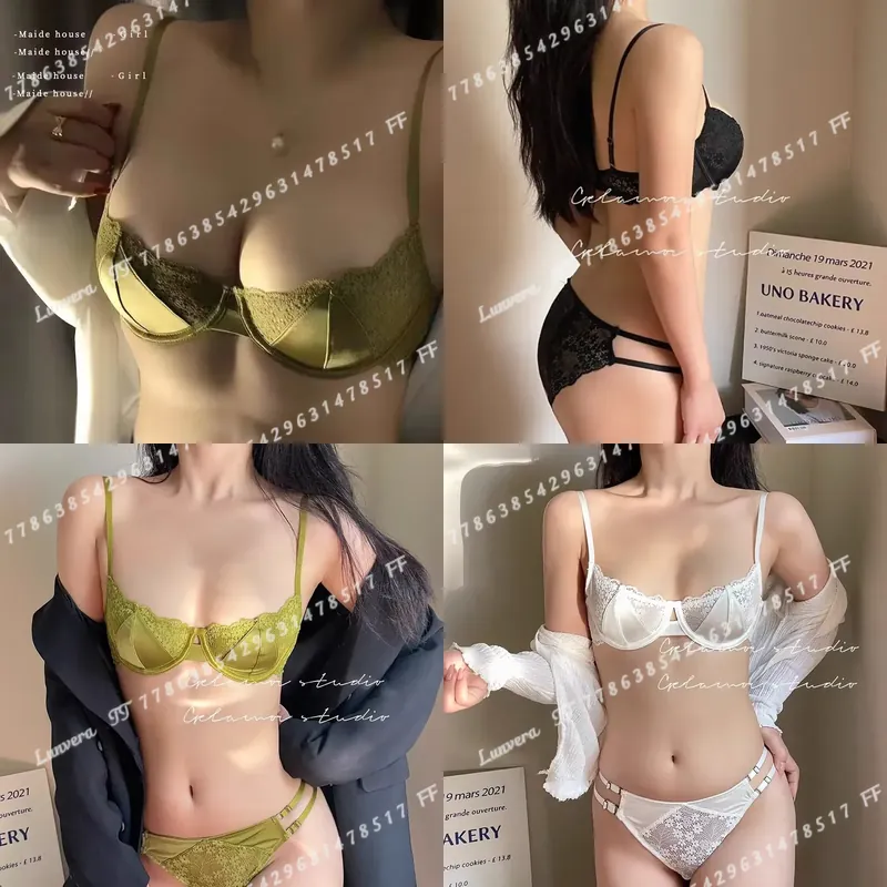 Minimizer Bra Women - 여성 섹시 하프컵 브라 세트 울트라