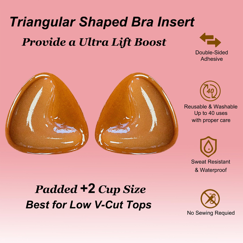Kave 1/2 쌍 양면 접착 브래지어 - 보이지 않는 - Push Up Bra Silicone 리뷰 및 가격