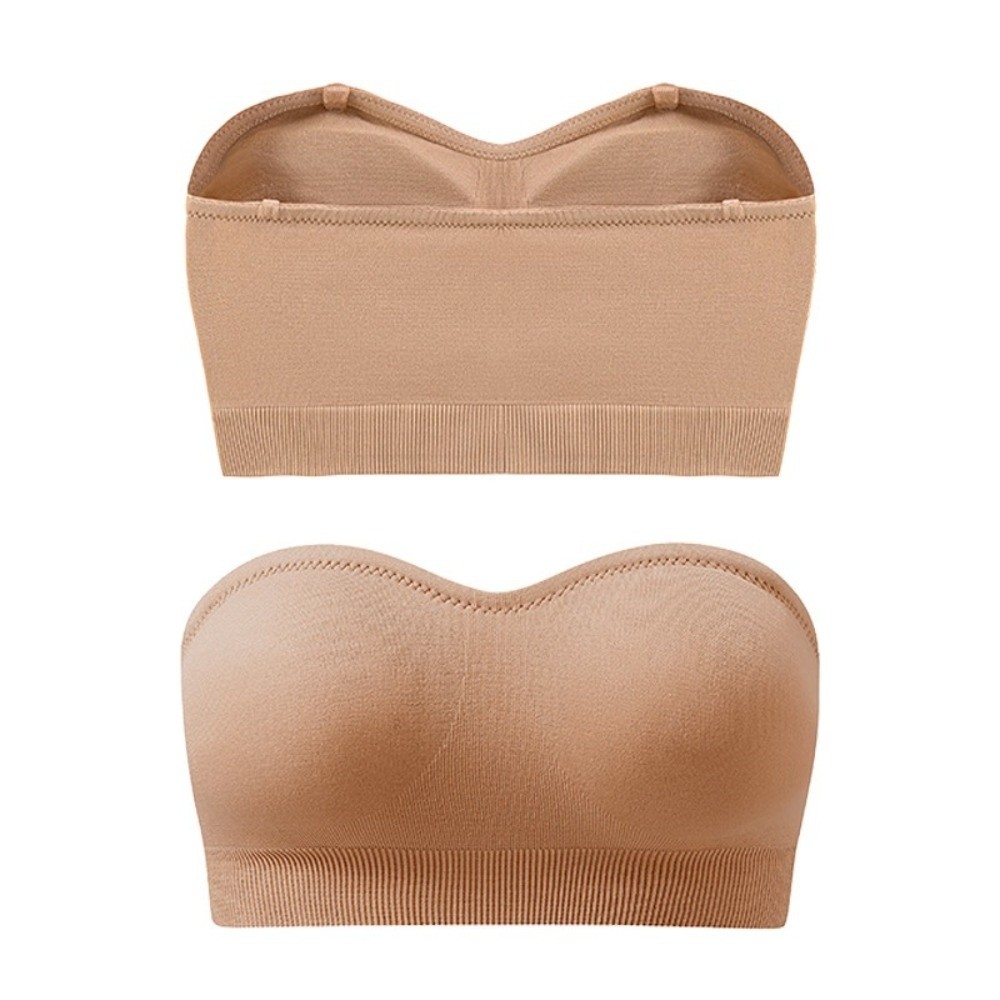 편안한 패딩 스트랩리스 밴두 브라, 미끄럼 방지 실리콘 - Push Up Bra Silicone 리뷰 및 가격