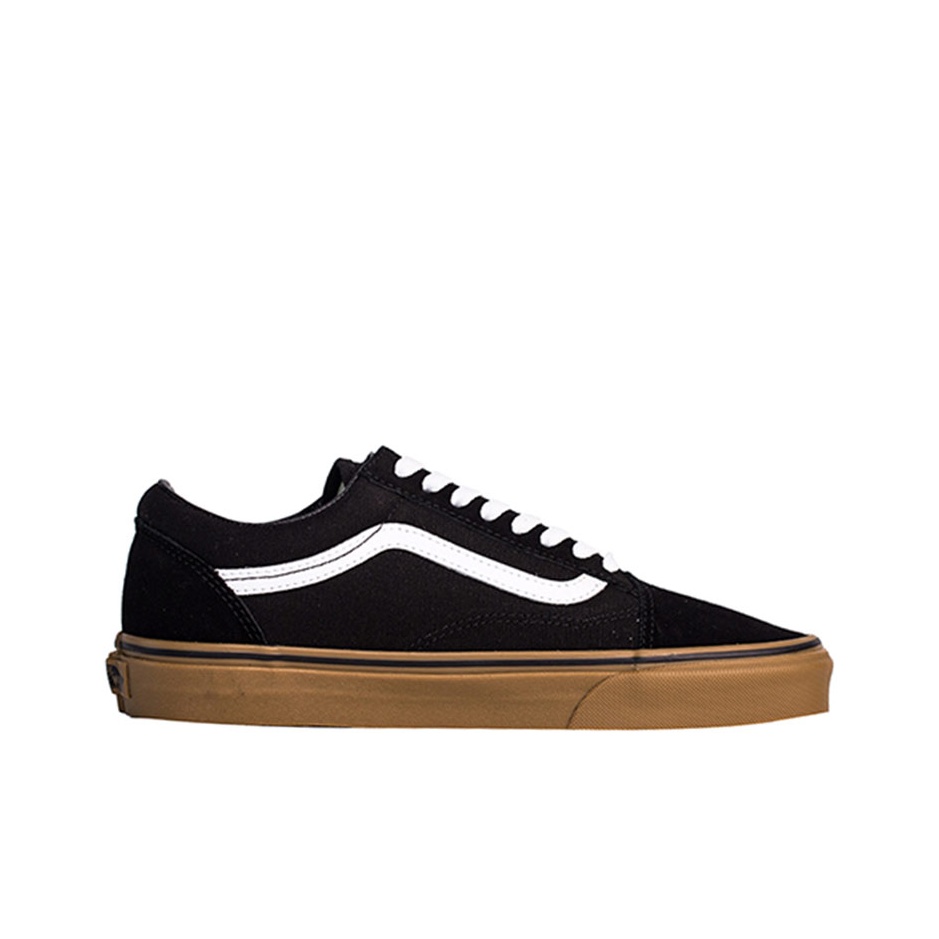 밴스 올드 스쿨 블랙 껌 가죽 커버리지 내마모성 로우탑 - Vans Shoes Old Skool 리뷰 및 가격